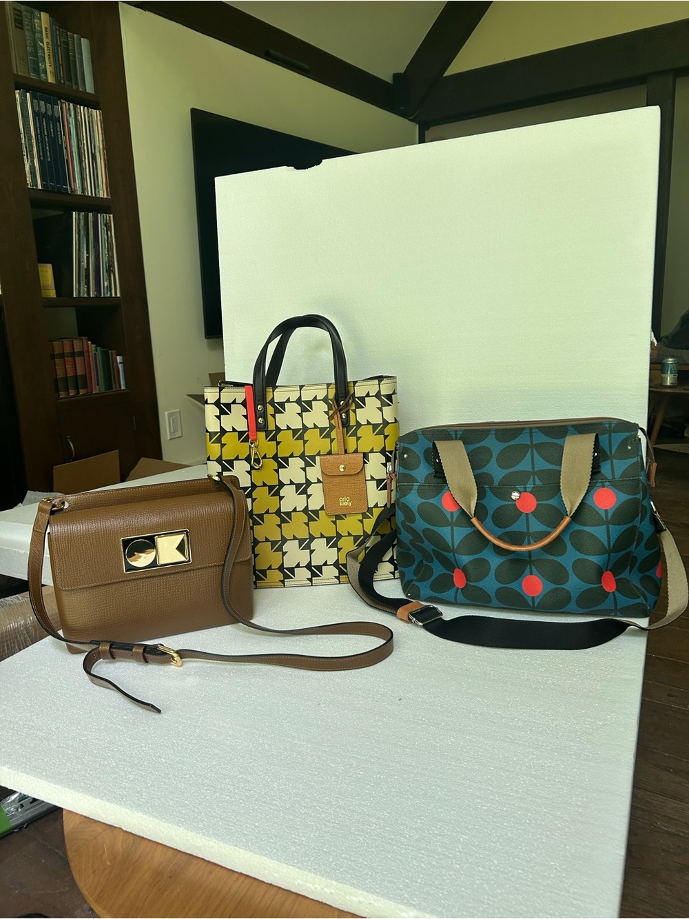 Orla Kiely 3-Bag set - Tote, Crossbody, Carryall.